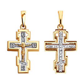 Крест христианский 51-131-01797-1 золото